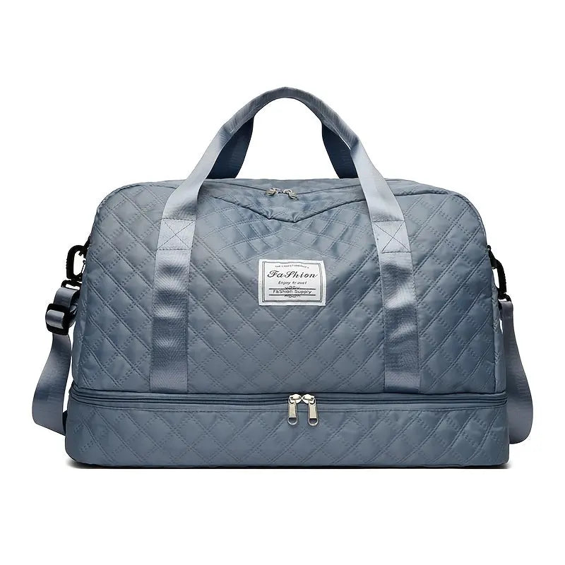 [Luxury Travel Bag] Extra Large Luxury Women's Gym Duffel Travel Bag | Multifunctional with Wet/Dry Separation, Convenient Side Pockets, and Independent Shoe Compartment - Lightweight Maternity Bag Storage Bag for Short Trip Best Products Online