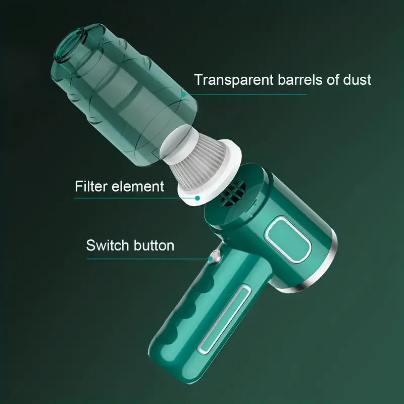 [Cordless Vacuum] Cordless Handheld Vacuum Cleaner | Rechargeable Cyclone Suction for Cars, Effective Dust Collection Best Products Online