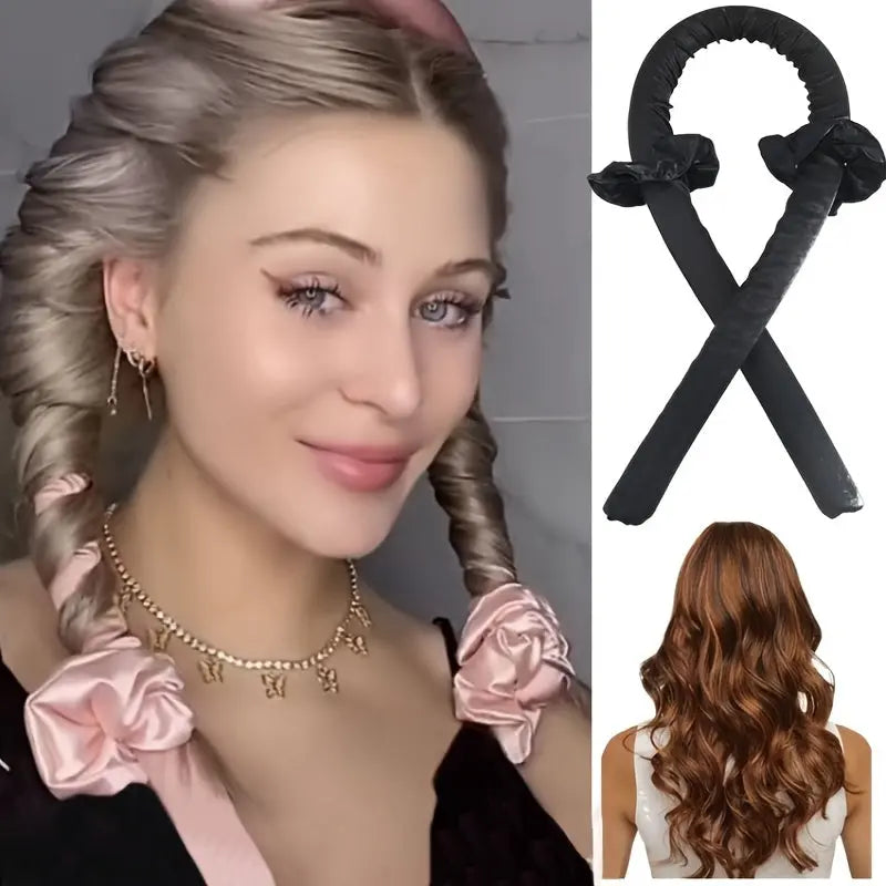 [Big Waves Curling Wand] No-Heat Curling Wand for Big Waves | Lazy Person's Sleep Styling Tool Made of Sponge Best Products Online