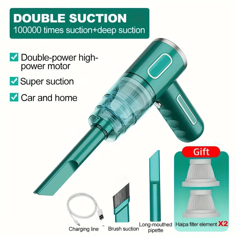 [Cordless Vacuum] Cordless Handheld Vacuum Cleaner | Rechargeable Cyclone Suction for Cars, Effective Dust Collection Best Products Online