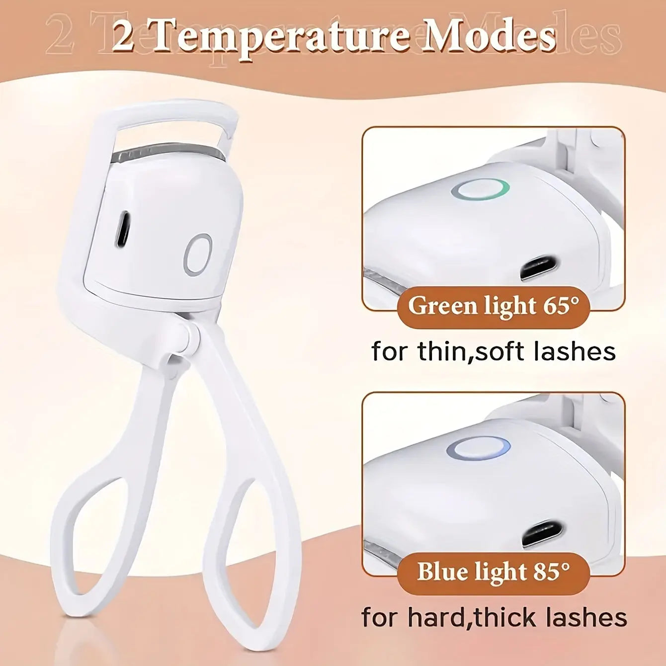 [Long-Lasting Curl] ABS Electric Eyelash Curler | Modern Beauty | Long-Lasting Curl | Home Use | Easy to Use Best Products Online