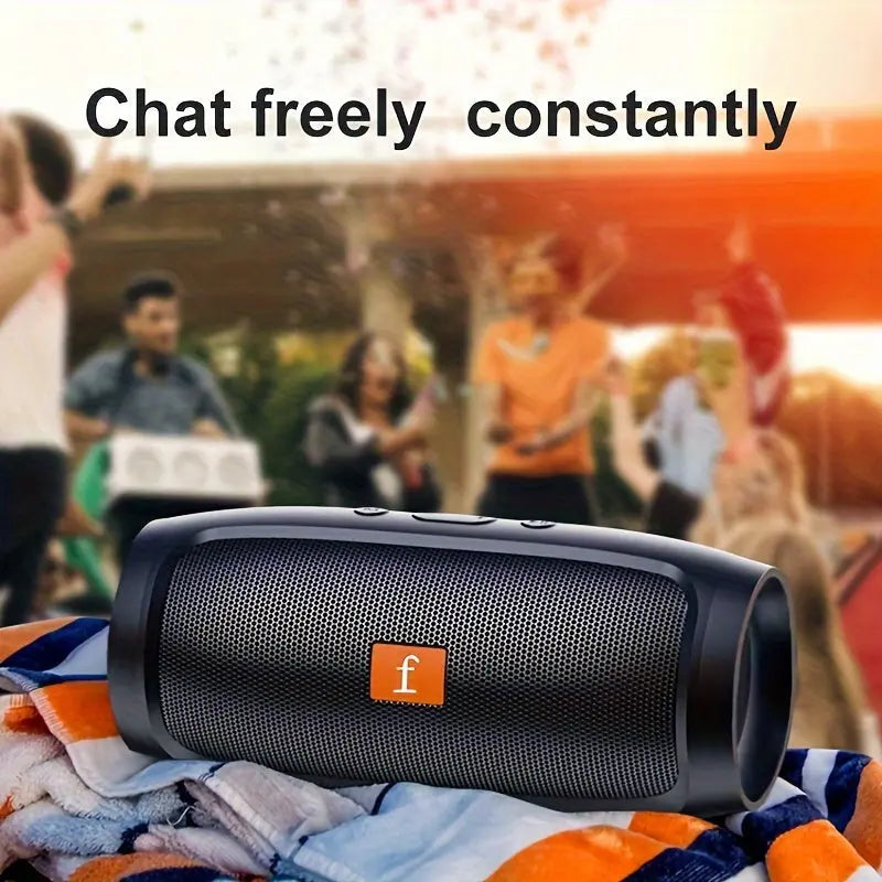 [Wireless Speaker] F524 Wireless Speaker Dual Channel Subwoofer Loud Surround Home Convenient Car Black Best Products Online
