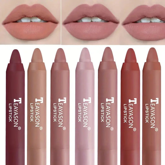 12 Colors Matte Moisturizing Lipstick Crayons - Vibrant Lipstick for Smooth, Long-Lasting, Waterproof Finish - Perfect Valentine's Day Gift for Her Best Products Online