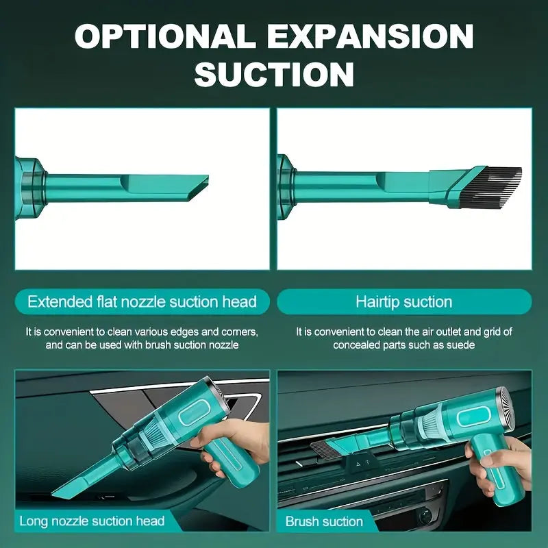 [Cordless Vacuum] Cordless Handheld Vacuum Cleaner | Rechargeable Cyclone Suction for Cars, Effective Dust Collection Best Products Online