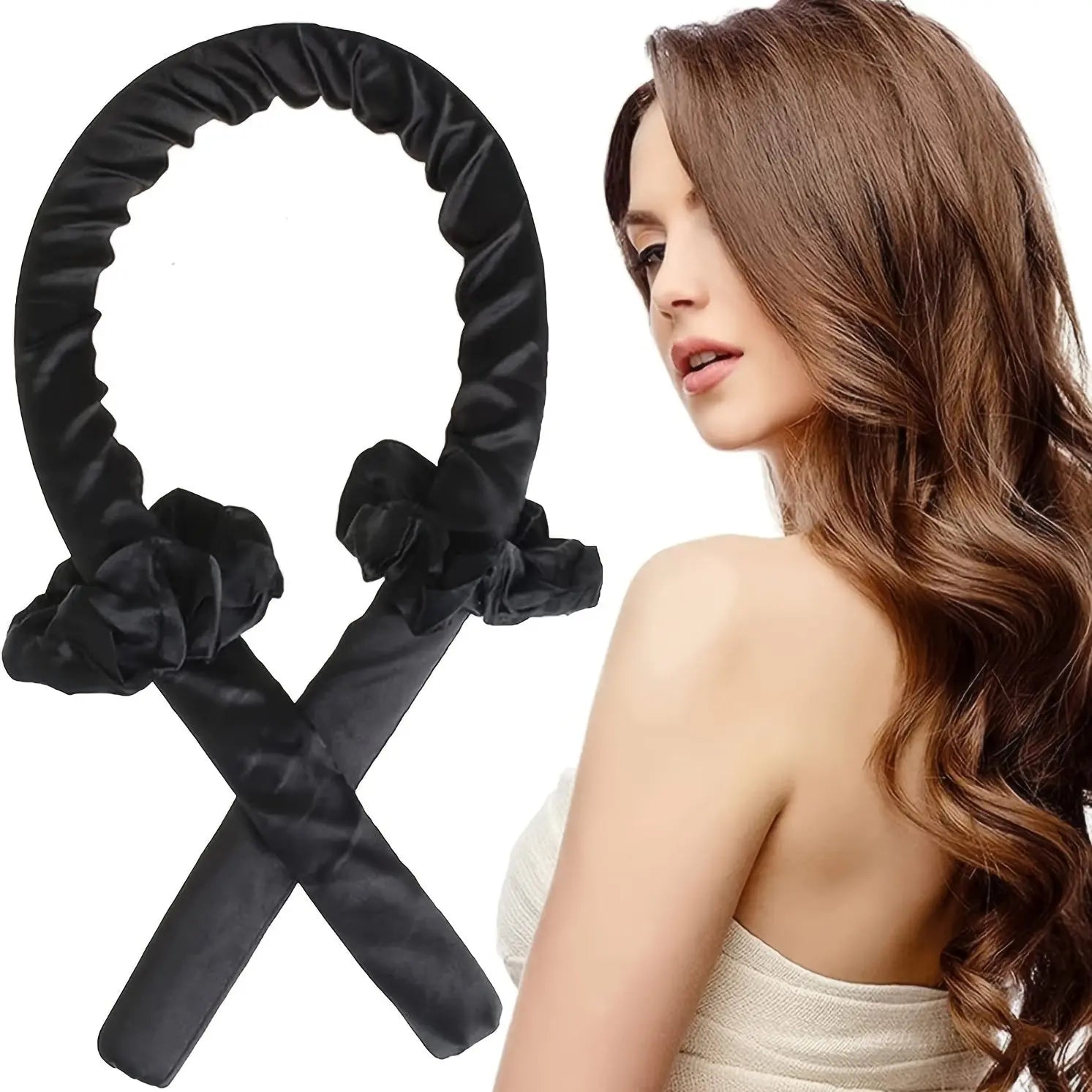[Big Waves Curling Wand] No-Heat Curling Wand for Big Waves | Lazy Person's Sleep Styling Tool Made of Sponge Best Products Online