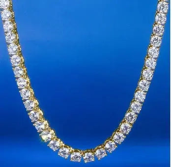 ROCK 4 MM One Row Tennis Chain | 960012 Lilac Quartz