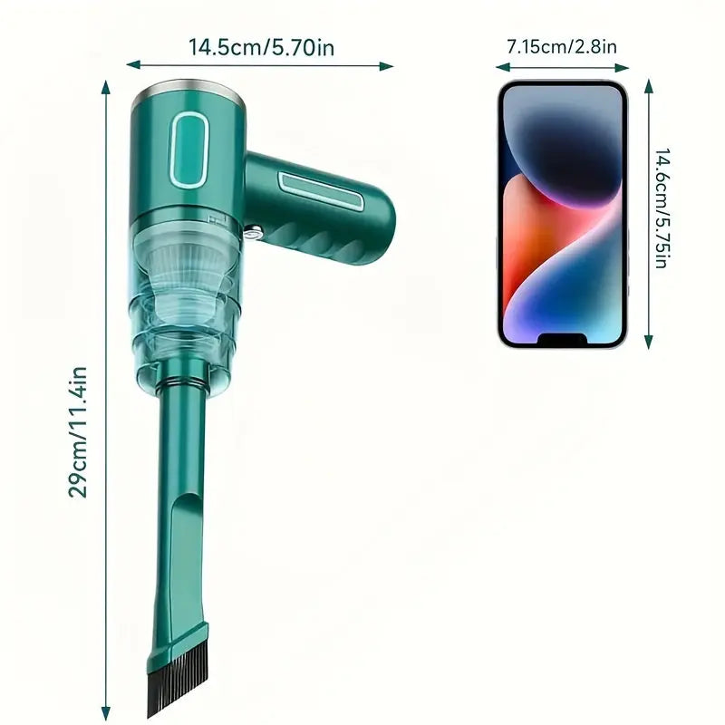 [Cordless Vacuum] Cordless Handheld Vacuum Cleaner | Rechargeable Cyclone Suction for Cars, Effective Dust Collection Best Products Online