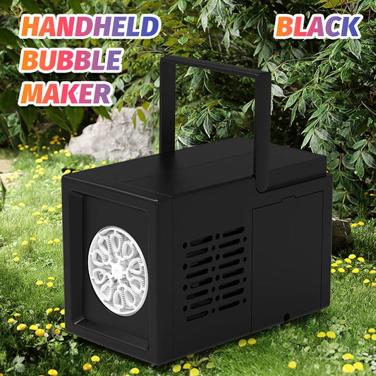 10 hole children's bubble toy small portable birthday outdoor blowing bubble machine without battery and bubble water