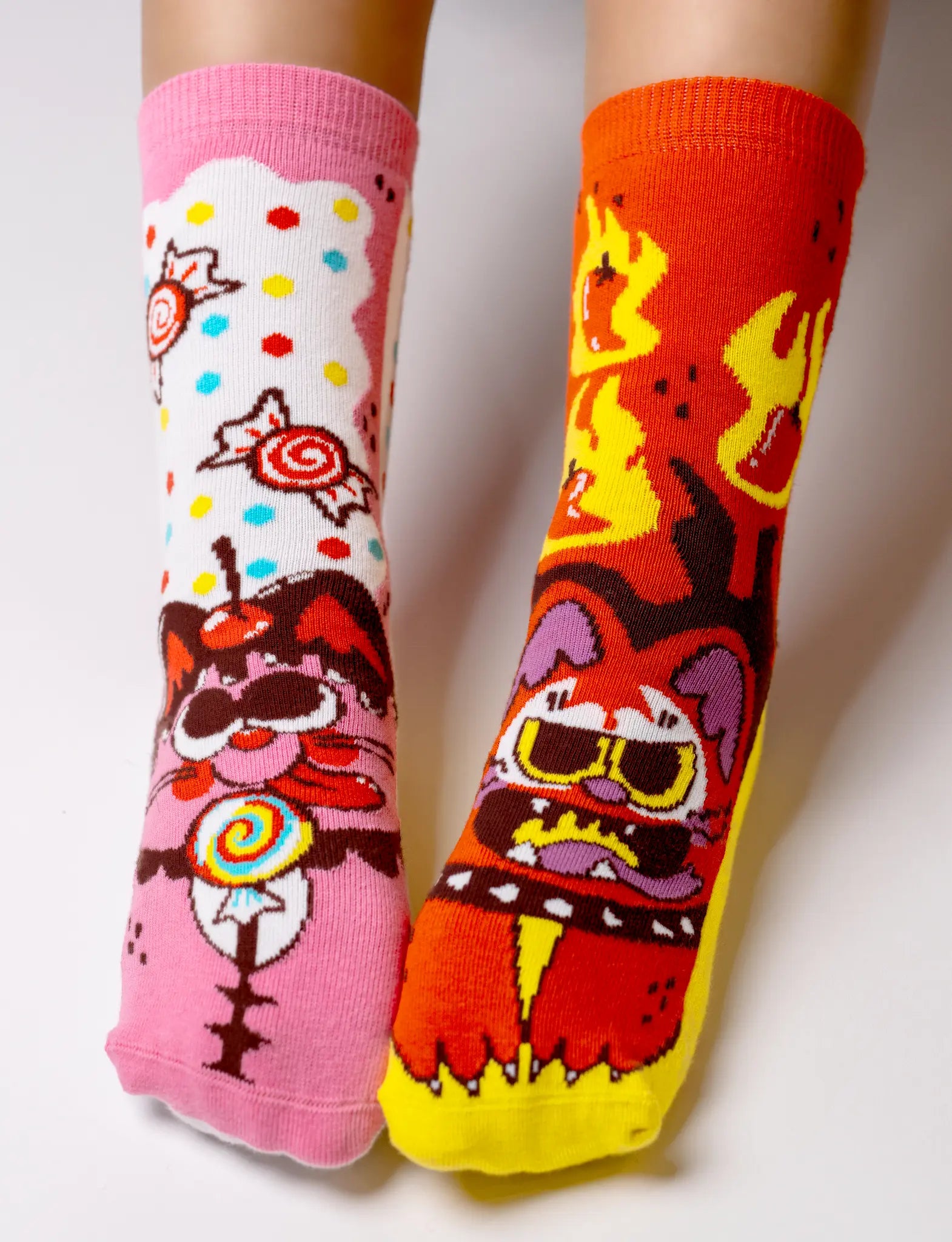 NEW! PINKGABBERCAT GIFT BUNDLE (3 PAIRS) DC-Pals Socks
